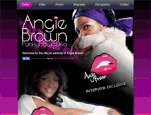 Tablet Screenshot of angiebrown.com